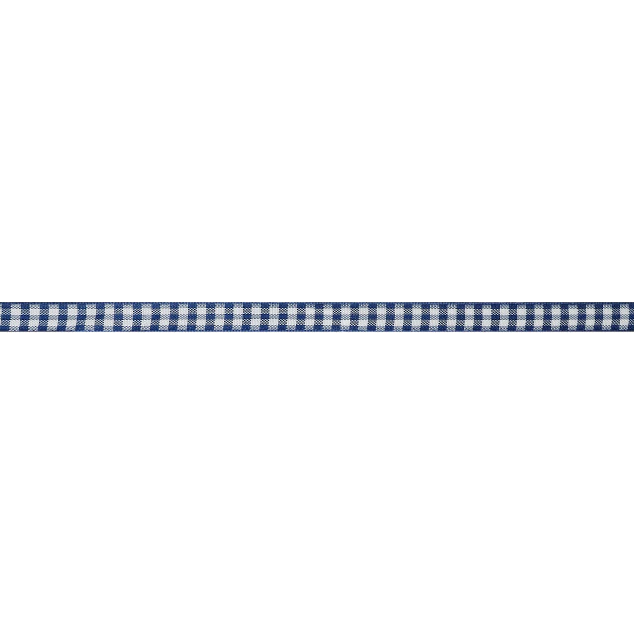 3/8'' x 7yd. Gingham Ribbon by Celebrate It™